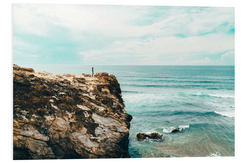 Foam board print Cliff at the Algarve coast, Portugal