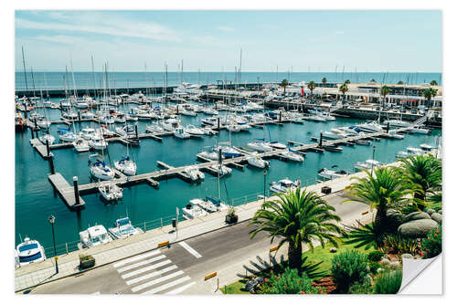 Selvklebende plakat Marina on the Atlantic