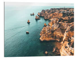 Gallery print Cliffs on the beach of Lagos, Portugal