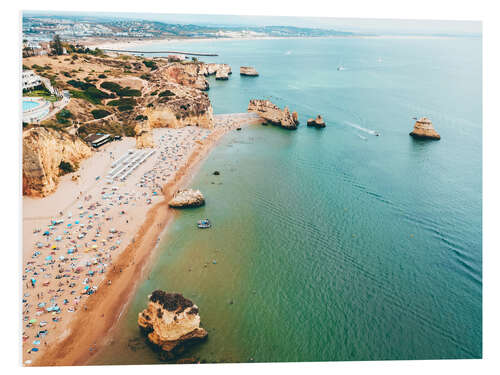 Stampa su PVC Spiaggia di Lagos, Portogallo