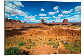 Gallery Print Blauer Himmel über Monument Valley I