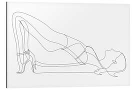 Magnettafel Frau im Badeanzug