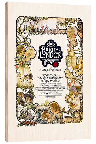Wood print Barry Lyndon I