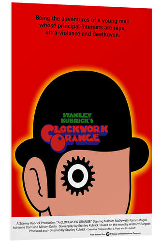 Foam board print Clockwork Orange