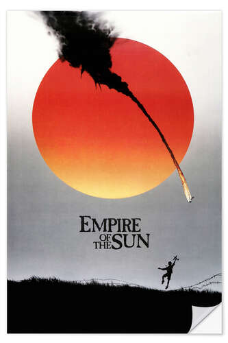 Selvklebende plakat Empire of the Sun (Solens rike)
