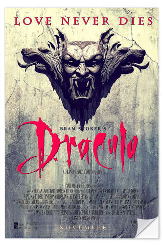 Selvklæbende plakat Bram Stoker's Dracula