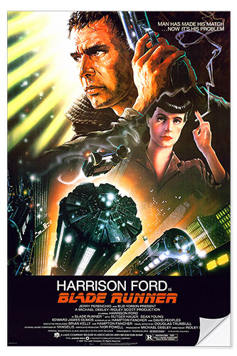 Selvklebende plakat Blade Runner