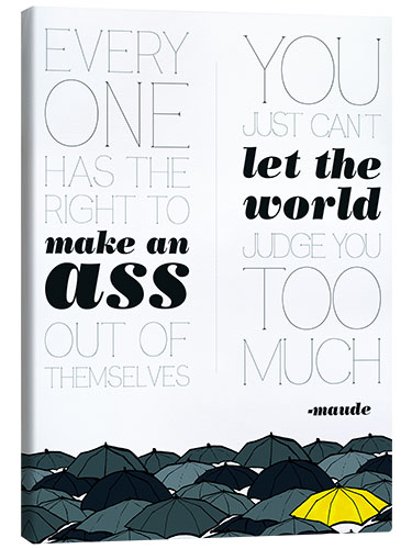 Canvas print Harold and Maude (English)