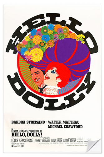 Selvklebende plakat Hello, Dolly!