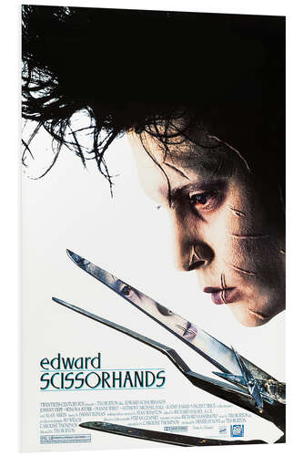 Foam board print Edward Scissorhands (English)