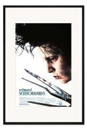 Gerahmter Kunstdruck Edward mit den Scherenhänden (englisch)