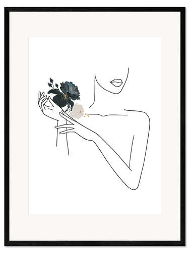 Kunsttryk i ramme Floral Corsage II
