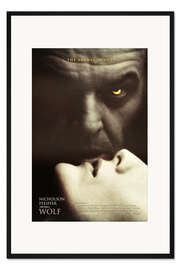 Gerahmter Kunstdruck Wolf – Das Tier im Manne (englisch)