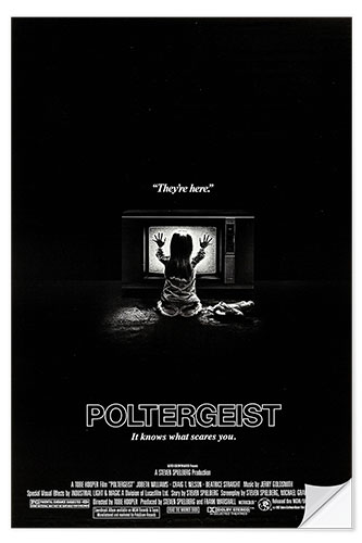 Vinilo para la pared Poltergeist (inglés)