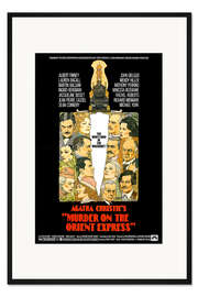 Gerahmter Kunstdruck Mord im Orient-Expreß (englisch)