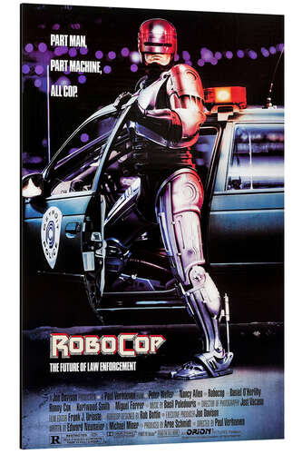 Aluminiumsbilde RoboCop (engelsk)