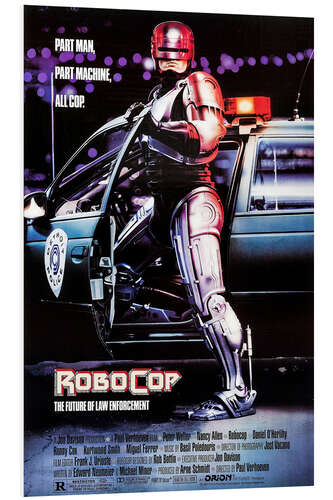 Tableau en PVC RoboCop (anglais)