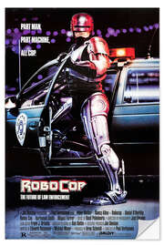 Selvklebende plakat RoboCop (engelsk)