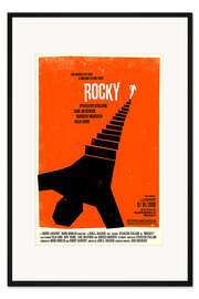 Gerahmter Kunstdruck Rocky