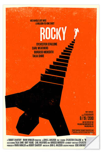 Vinilo para la pared Rocky (inglés)