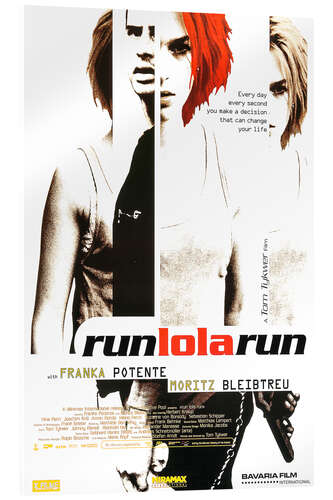 Acrylic print Run, Lola, run