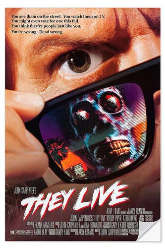 Självhäftande poster They Live