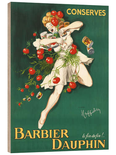 Wood print Canned Barber Dolphin (French)