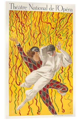 Acrylic print Théâtre National de l'Opéra, Grand Bal de la Mi-Carême
