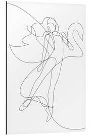 Magnettafel Schwanensee