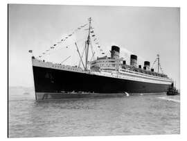 Magnettafel Jungfernfahrt der Queen Mary