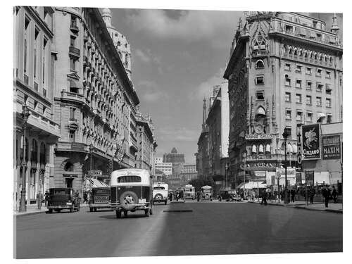 Tableau en verre acrylique Avenida Presidente Roque Sáenz Peña, Buenos Aires