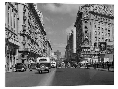 Cuadro de aluminio Avenida Presidente Roque Sáenz Peña, Buenos Aires