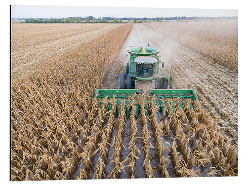 Stampa su alluminio Harvester al momento del raccolto