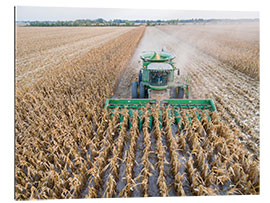 Gallery print Harvester at harvest