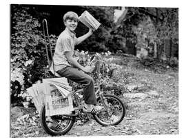 Gallery print Newsboy on the bike