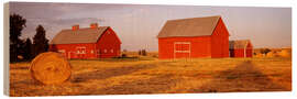 Puutaulu Red barns on a farm