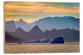 Puutaulu Icebergs at Scoresbysund, Greenland