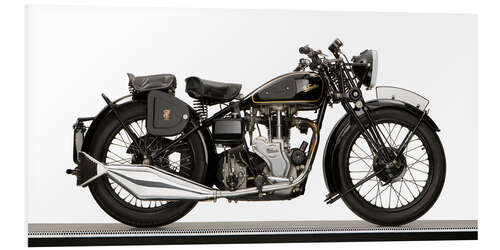 Hartschaumbild Velocette MAC 350