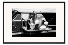 Gerahmter Kunstdruck Drive-in Coffee Bar