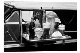 Magnettafel Drive-in Coffee Bar