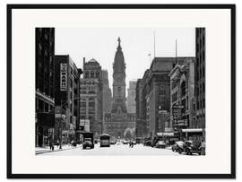 Gerahmter Kunstdruck Philadelphia Downtown