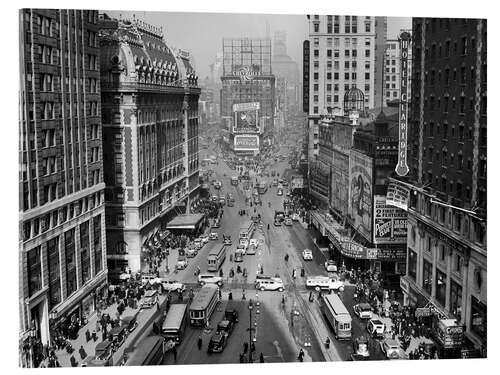 Stampa su vetro acrilico Manhattan negli anni '30