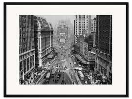 Gerahmter Kunstdruck Manhattan in den 30ern