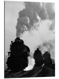 Magnettafel Drei Dampfmaschinen