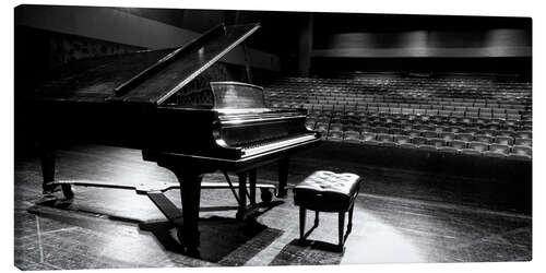 Canvas-taulu Grand piano on a concert stage