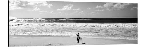 Quadro em alumínio Surfer on the North Shore, Oahu, Hawaii