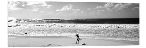 Hartschaumbild Surfer am North Shore, Oahu, Hawaii