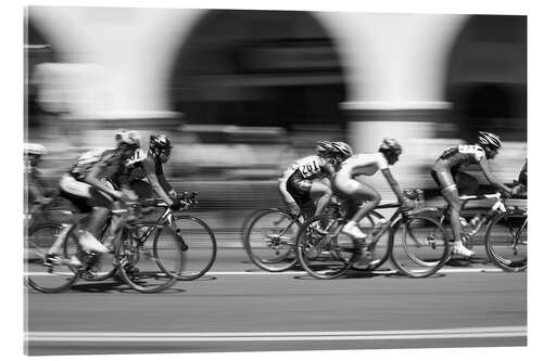 Acrylic print Cyclist of the NRC