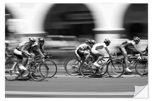 Selvklebende plakat Cyclist of the NRC