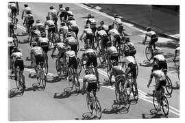 Acrylic print NRC cyclists in Ojai, California